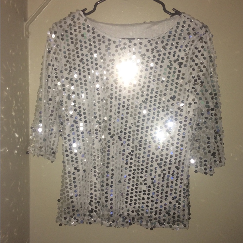 Small Sequin Top. Size Small